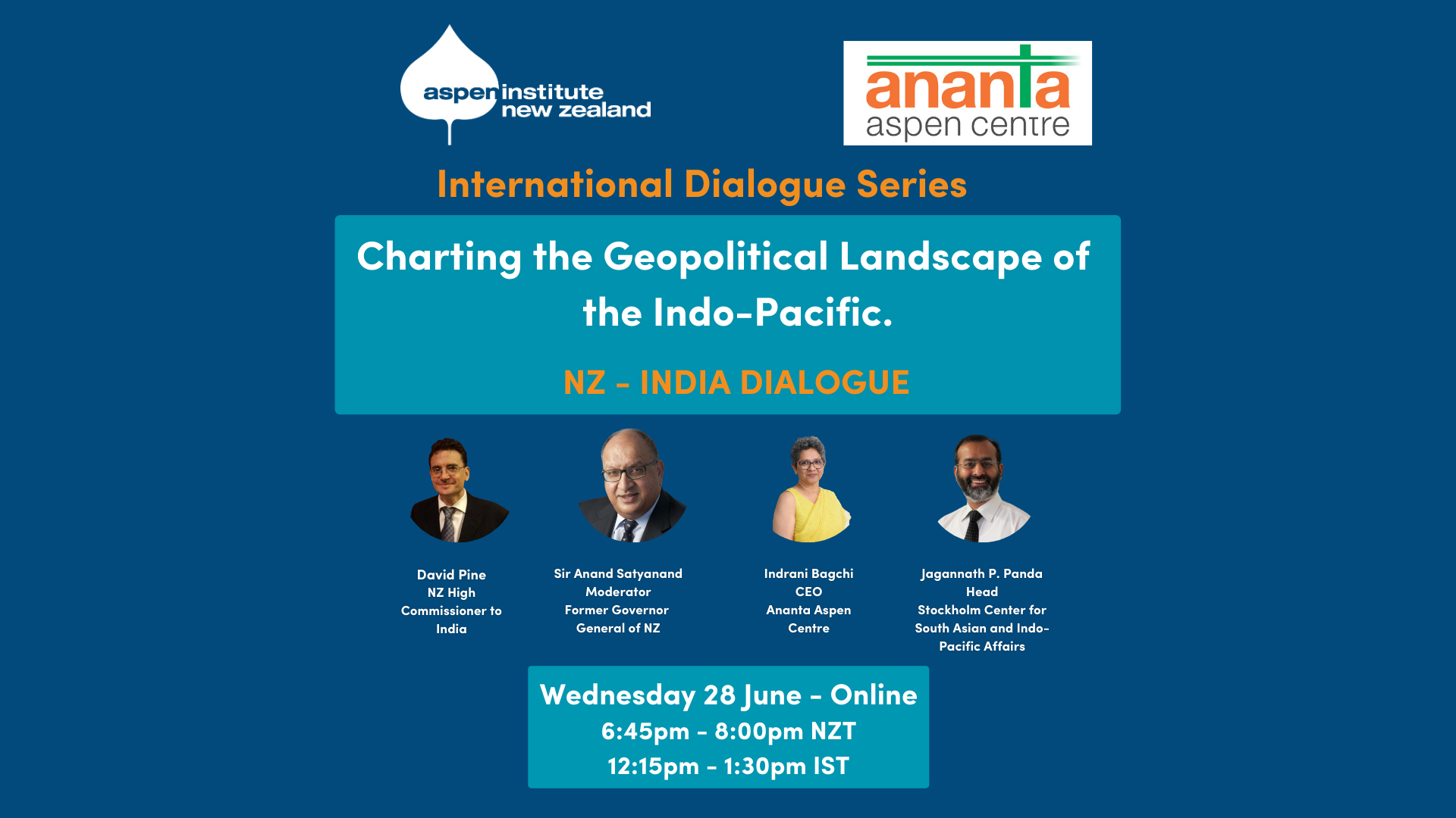 International Dialogue Series : Charting the Geopolitical Landscape of the Indo- Pacific